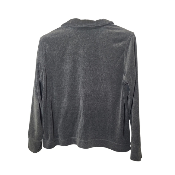 Activology Velour Sparkle Zip Jacket Size Extra Large - Picture 2 of 5